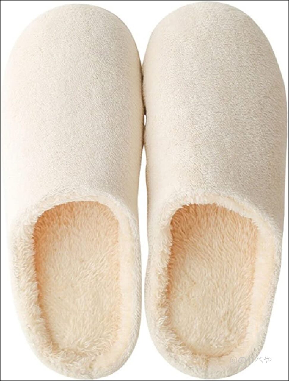 【Amazon】[HAPLUE] スリッパ 室内履き ルームシューズ 暖かい 滑らない 歩きやすい 抗菌衛生 洗濯可
