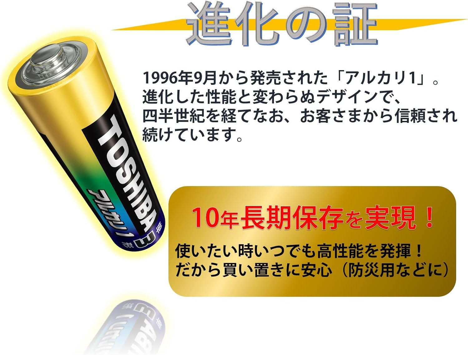 東芝 アルカリ1単三8Pまとめパック LR6AN8MP