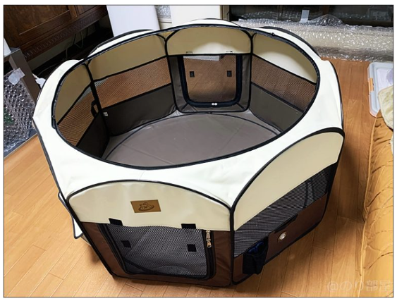 介護・老犬にオススメのケージ「ペットサークル」!グルグル回る・徘徊するイヌに最適!【ottostyle.jp 折りたたみ八角形ペットサークル・ソフトサークル】