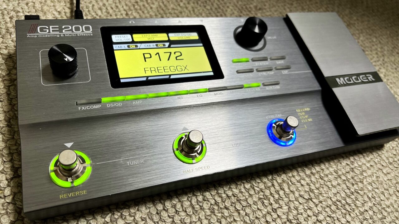 MOOER GE200 マルチエフェクター ギター エフェクター