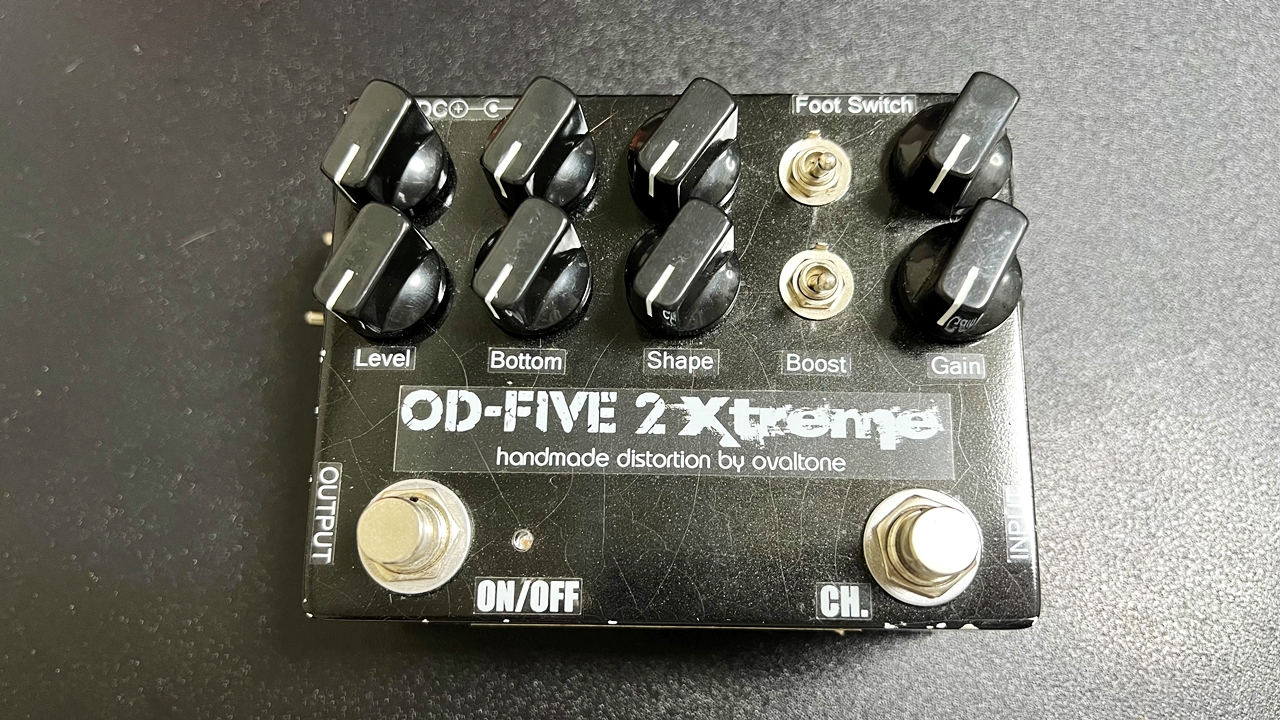 OVALTONE OD-FIVE 2 Xtreme OD5-2 ギターエフェクター（オーバルトーン）回路･内部パーツ画像