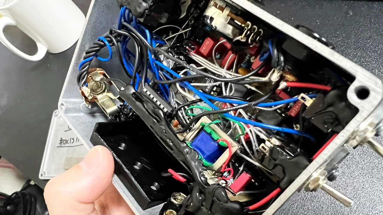 OVALTONE OD-FIVE 2 Xtreme OD5-2 ギターエフェクター（オーバルトーン）　内部の画像・回路やパーツ