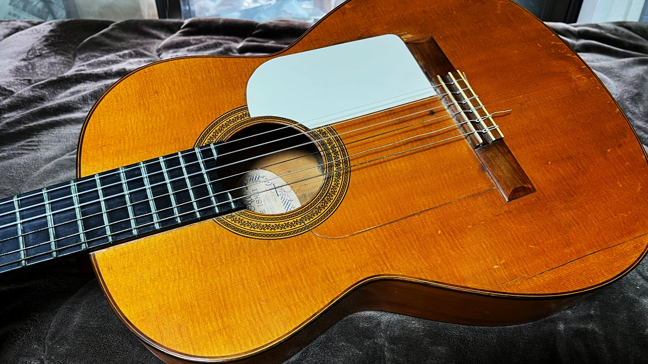 SAKAE ISHII フラメンコギター ナイロンギター CONSTRUCTOR MATSUMOTO JAPON 1984年製 No10 本体画像