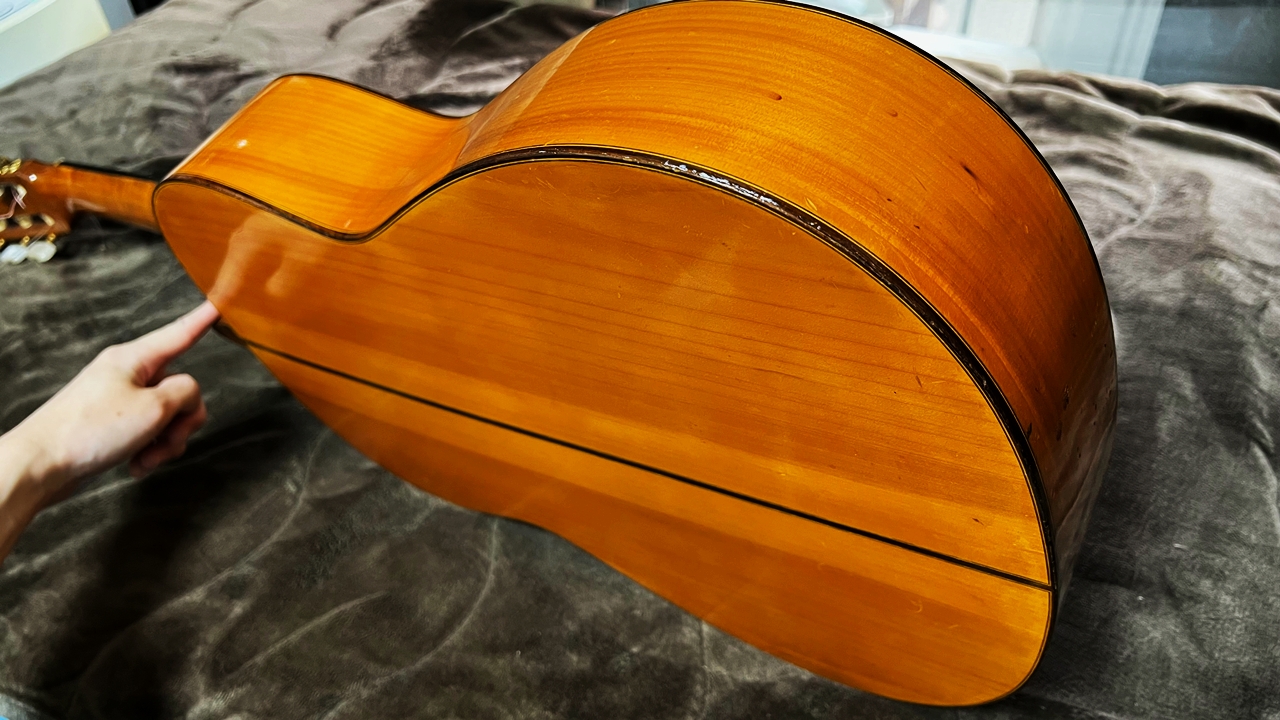 SAKAE ISHII フラメンコギター ナイロンギター CONSTRUCTOR MATSUMOTO JAPON 1984年製 No10 本体画像