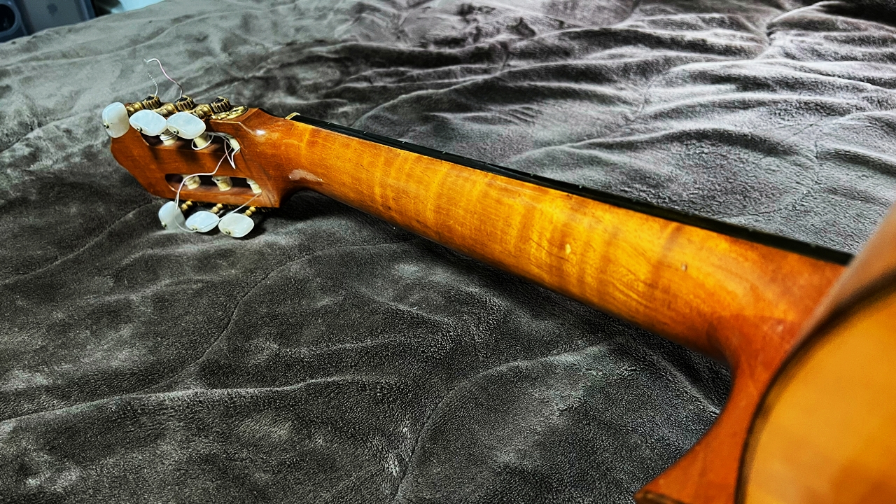 SAKAE ISHII フラメンコギター ナイロンギター CONSTRUCTOR MATSUMOTO JAPON 1984年製 No10 本体画像