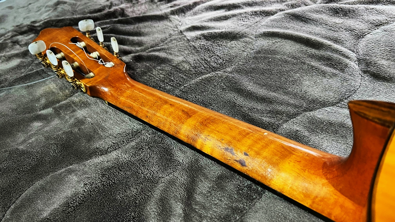 SAKAE ISHII フラメンコギター ナイロンギター CONSTRUCTOR MATSUMOTO JAPON 1984年製 No10 本体画像