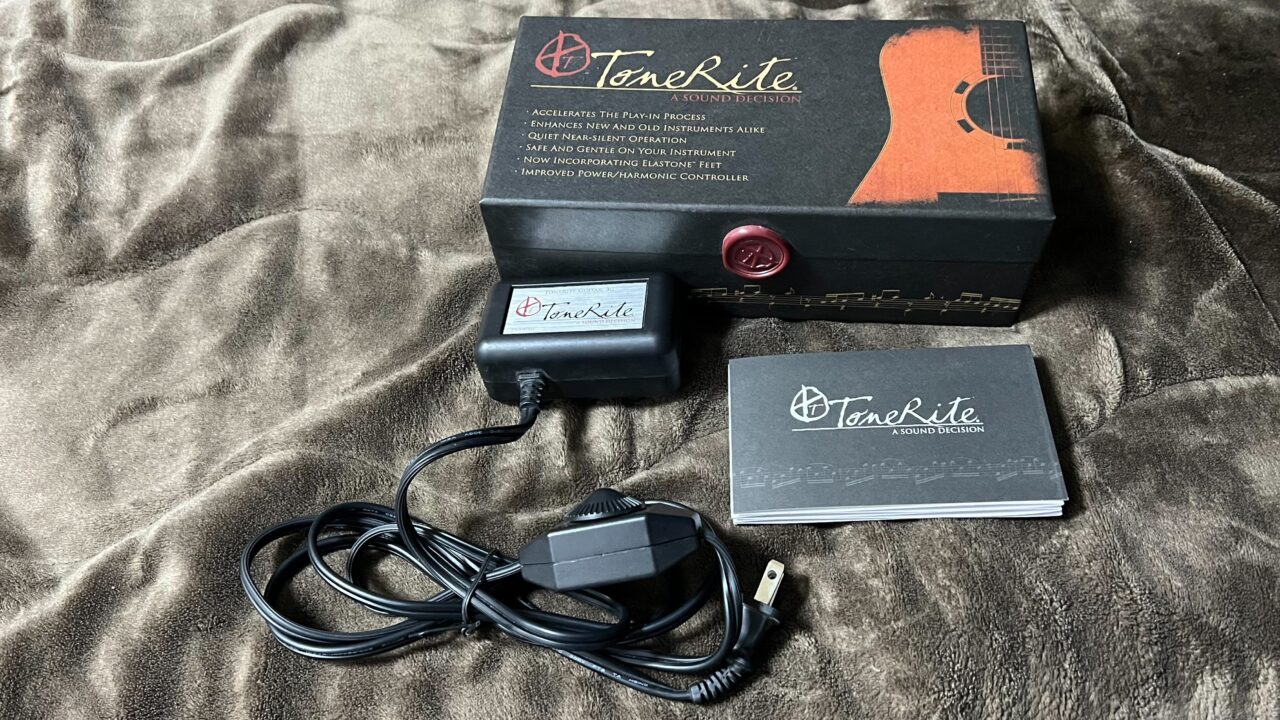 ギターの鳴りを増やす「ToneRite 3G」エレキギター・アコギも鳴りが良くなる! ギター用振動デバイス ギター熟成器 鳴らし込み装置