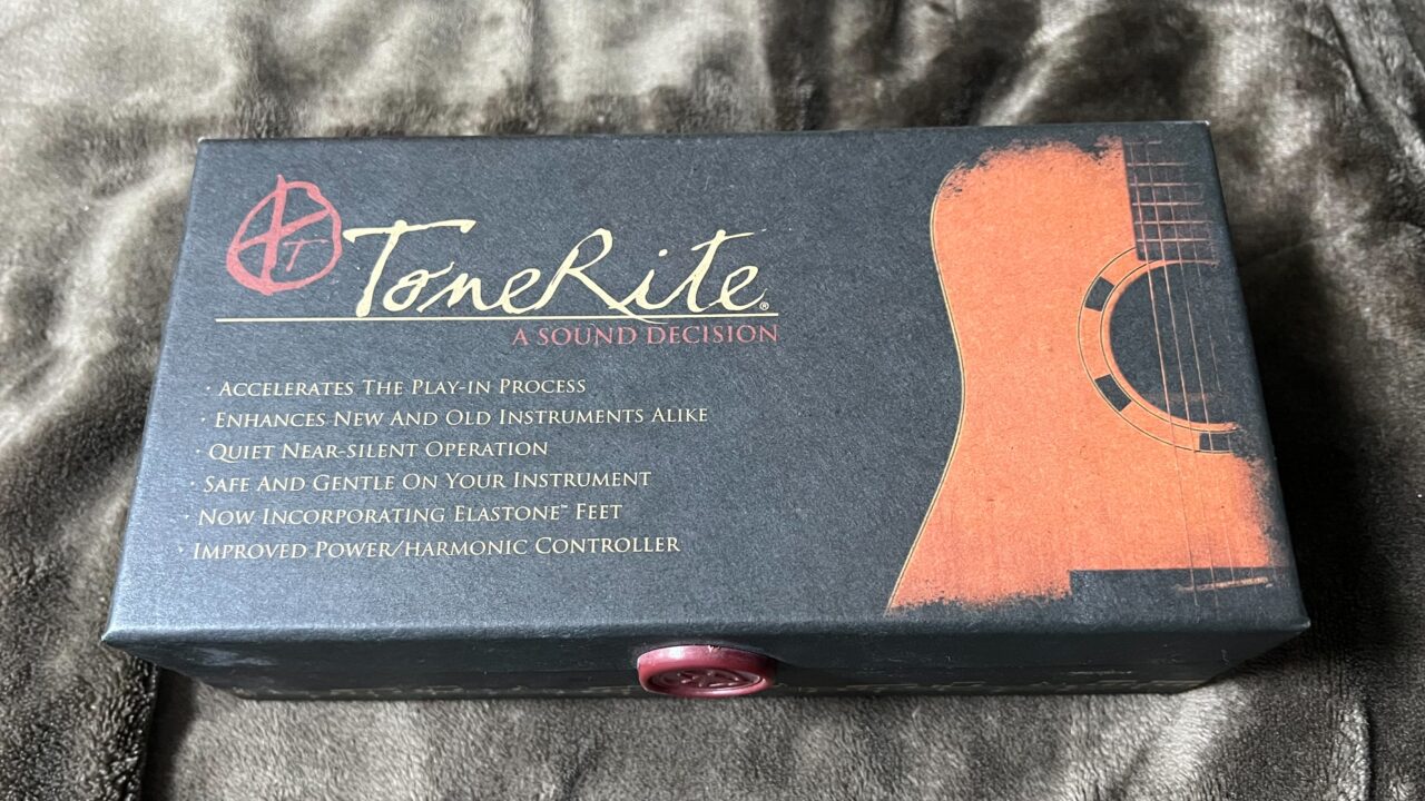 ギターの鳴りを増やす「ToneRite 3G」エレキギター・アコギも鳴りが良くなる! ギター用振動デバイス ギター熟成器 鳴らし込み装置